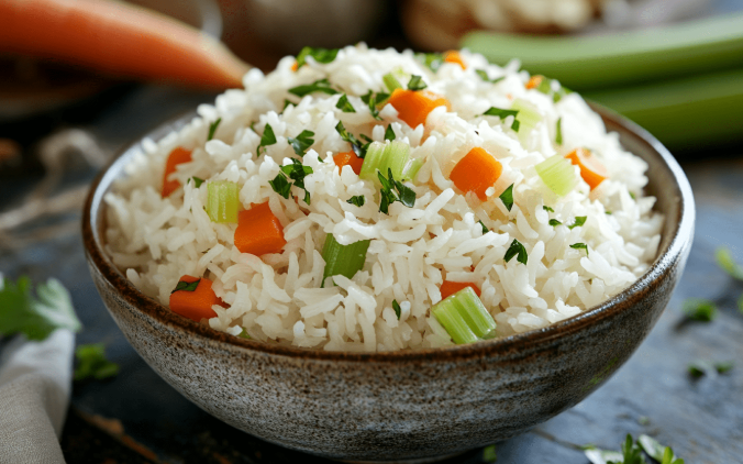 VEGETABLE RICE WHITE